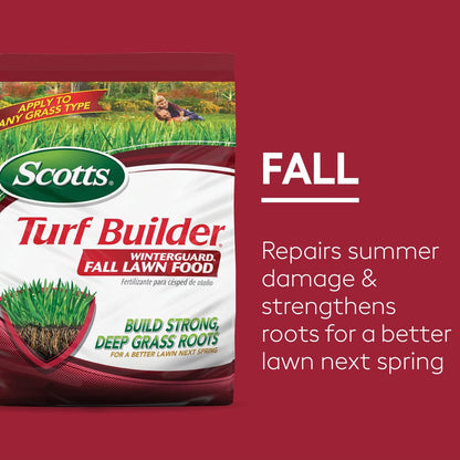 Turf Builder Plan for Small Northern Lawns with Halts, Weed & Feed, Summerguard and Winterguard Fall Lawn Fertilizer